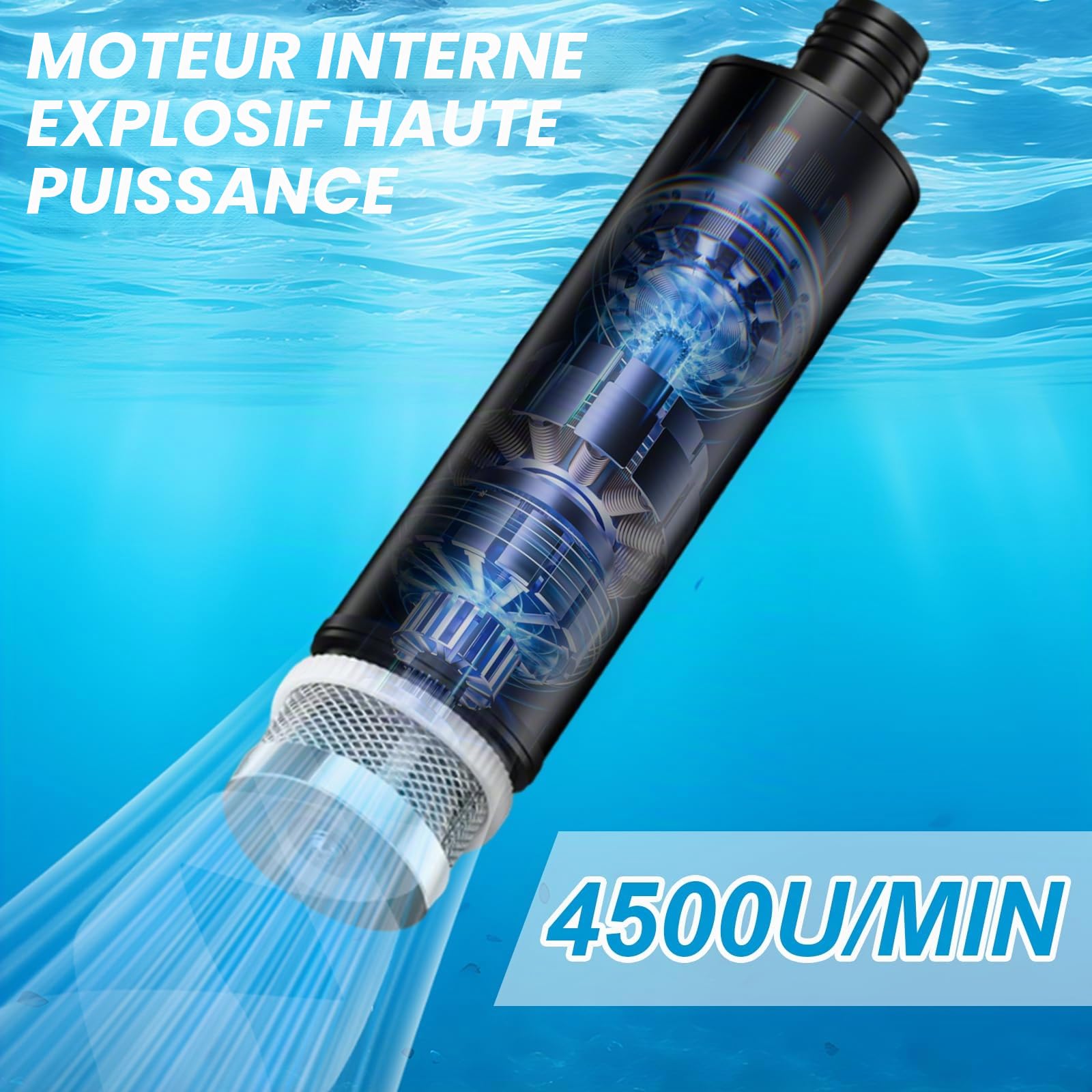 ‌Pompe à Eau Portable pour Makita 18 V‌, Pompe de Transfert D'eau Sans Fil 30 L/Min‌, ‌65 W‌ Pompe à Eau électrique pour Jardin, Camping, Spa, Piscine, Aquarium (Sans Batterie)