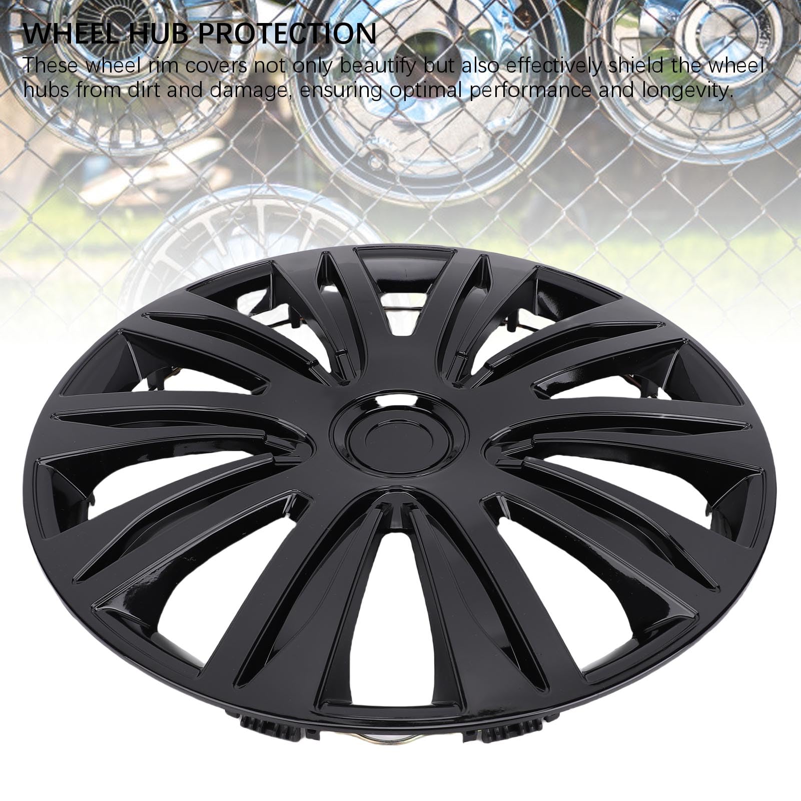 Amazon.co.jp: Acogedor 16 インチ ホイールキャップ 4 個セット 車 