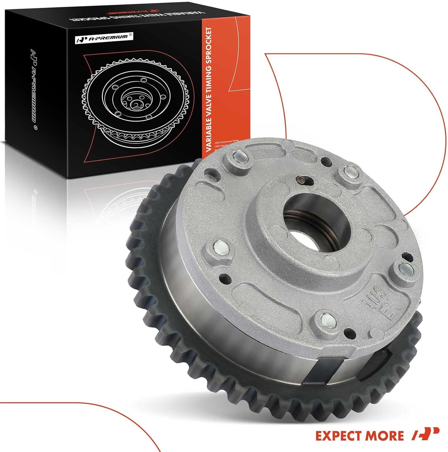 A-Premium Exhaust Variable Valve Timing (VVT) Sprocket Gear Camshaft Adjuster Compatible with BMW X5 2000-2010, 540i, 545i, 550i, 645Ci, 650i, 740i, 740iL, 745i, 745Li, 750i, Alpina B7, 750Li