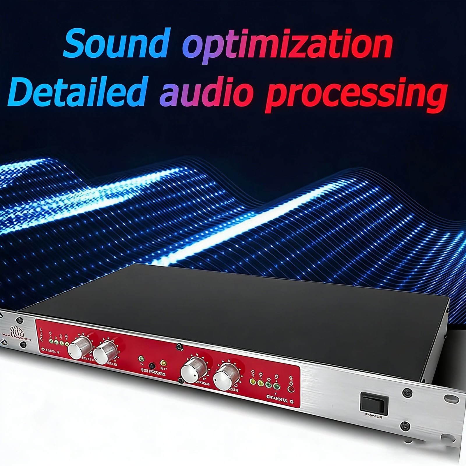 Procesador de audio, potenciador de sonido profesional, procesador Withkaraoke, excitador y maximizador, controlador de audio para casa, karaoke, escenario, rendimiento, sistema de sonido
