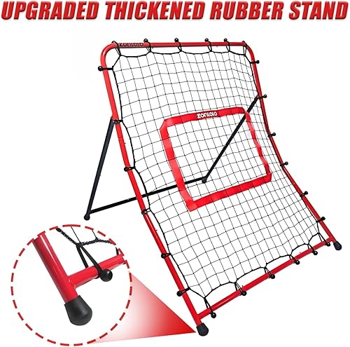 Miniatura 4 de Baseball Pitchback Net, Rebounder Net, Pitching Return Trainer,Three Angles Without Adjusting, Perfect for Solo Playing Catch