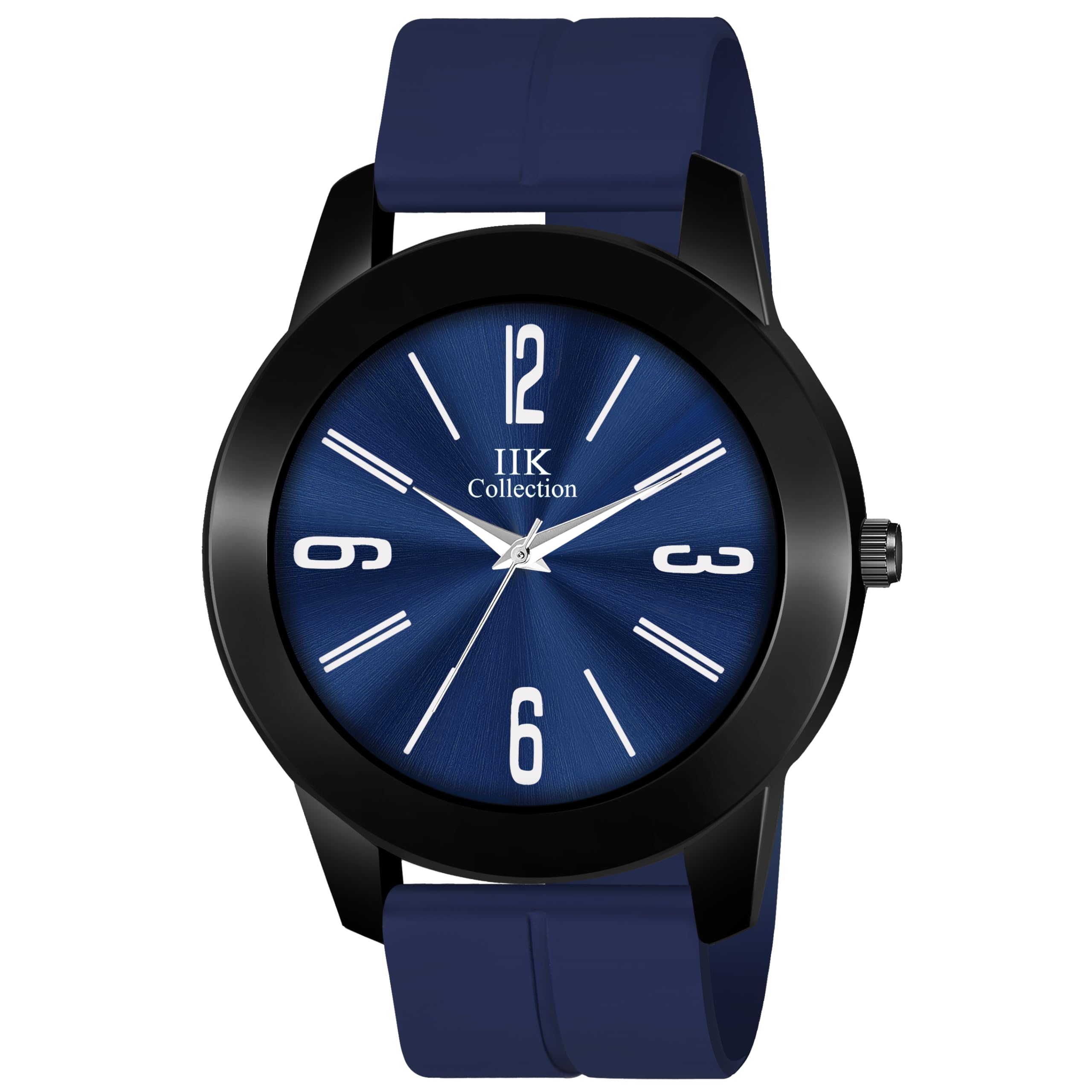 IIK COLLECTION Watches for Men Round Shining Numerical Dial Analogue Men Watch|Long Battery Life with Long Lasting Polish/Adjustable Fixable Silicon Magnetic Lock Strap|Watches for Boys (B0D22T6VMX) Amazon Price History, Amazon Price Tracker