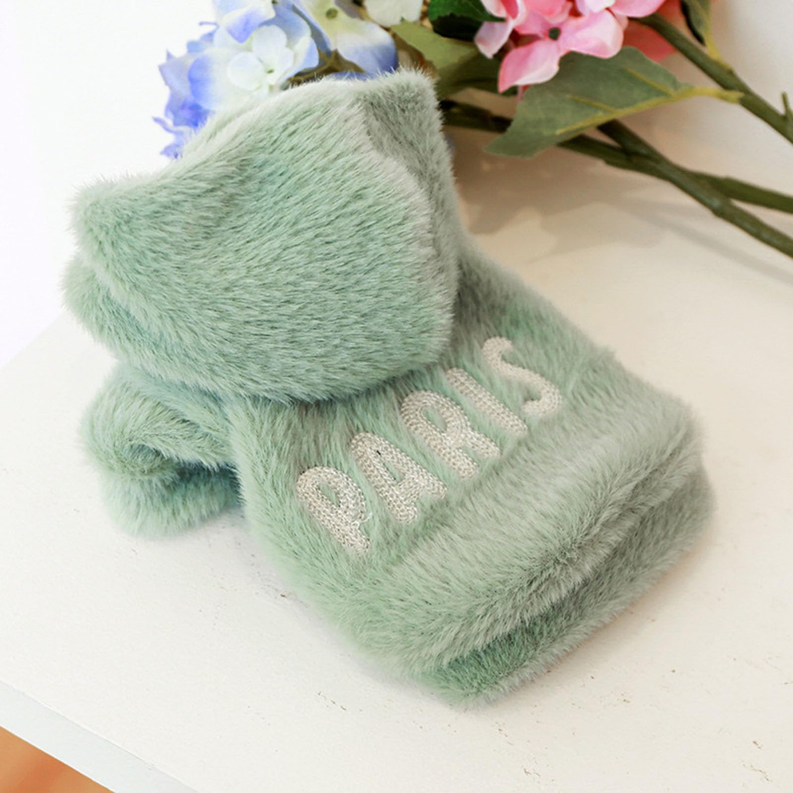 Niedlicher Kapuzenpullover Für Hunde & Katzen – Apfel-Design, Wärmend Für Den Winter (Größe XS)