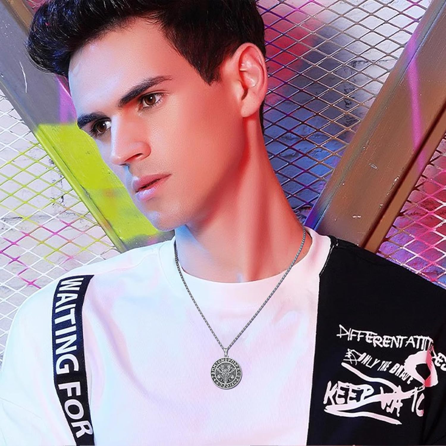 Viking Necklace for Men 925 Sterling Silver Viking Norse Pagan Jewelry Gifts for Women - Image 4