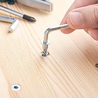 Vista 6 de HARFINGTON 30pcs Llave hexagonal 0.098 in métrica CR-V L en forma de cabeza hexagonal herramienta de reparación