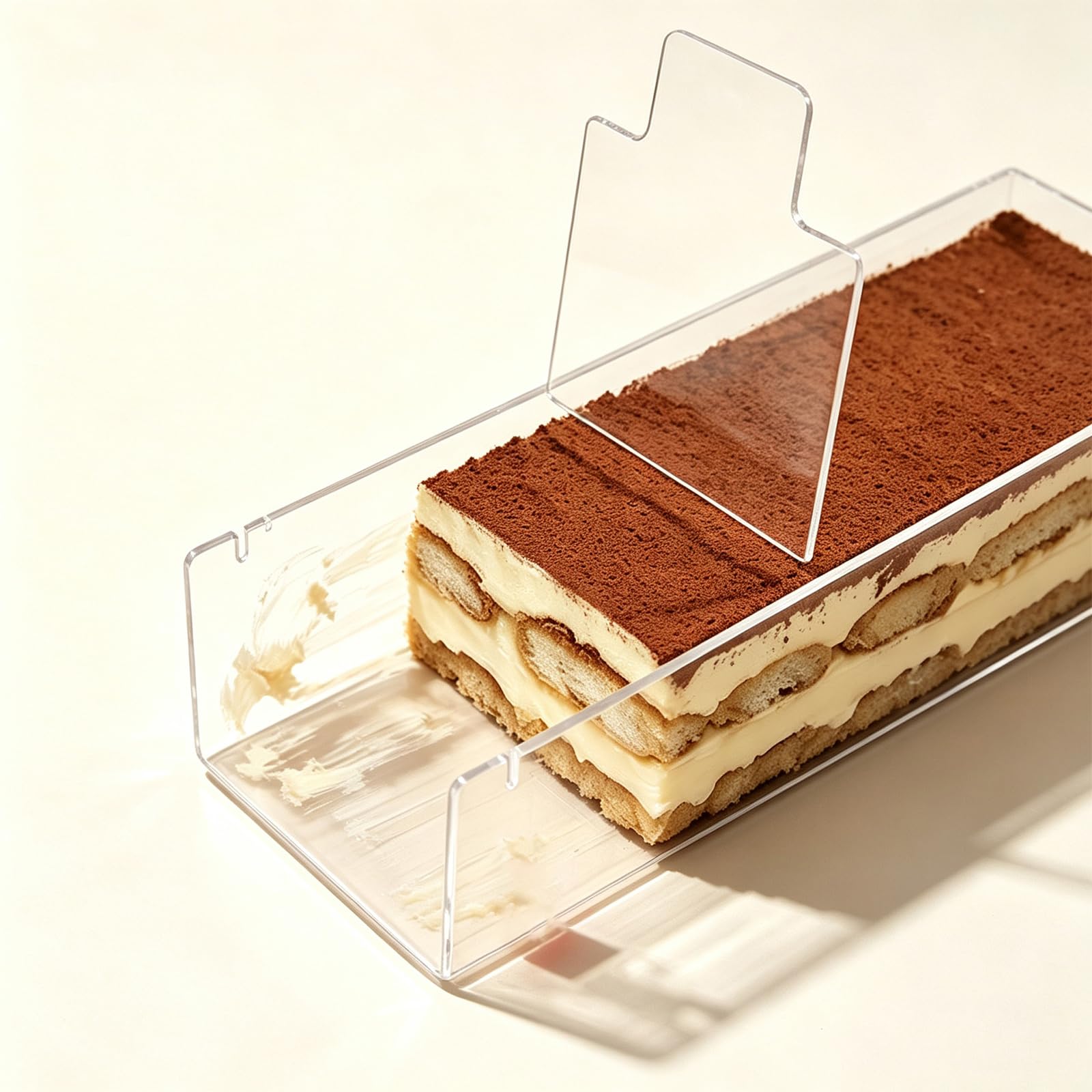 Molde rectangular para hornear postres, molde para dar forma a pasteles de tarta de queso y tiramisú con para panaderos caseros y fiestas de fin de semana Molde para postres de cocina para tarta