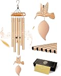 Wind Chimes for Outside with Hummingbird, Memorial Gifts - Wind Chimes, Sympathy Gifts for Loss of Loved one Mom Dad, Bereavement Gifts, Home Garden Outdoor Decor.