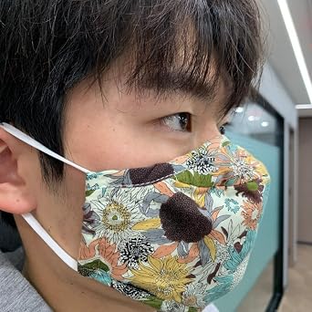 Reusable and Washable Face Mask, Reusable Cotton Masks With Adjustable Ear Loop for Women Man