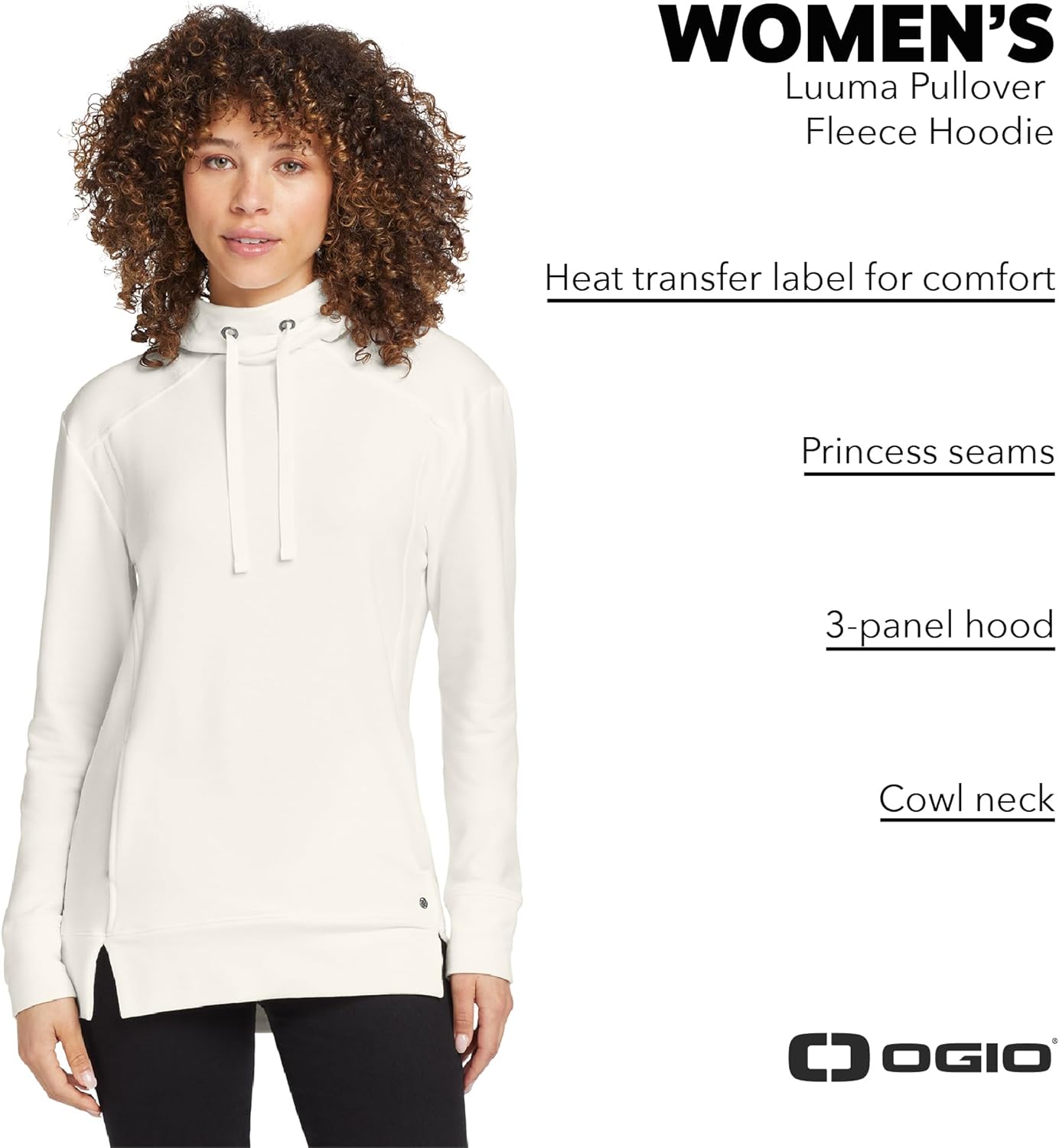OGIO Women's Luuma Pullover Fleece Hoodie | Stretchy Hooded Sweater, Lightweight Layer for Casual Wear & Workouts - Image 4