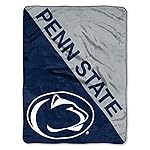 Northwest NCAA Penn State Nittany Lions Unisex-Adult Micro Raschel Throw Blanket, 46 x 60, Halftone