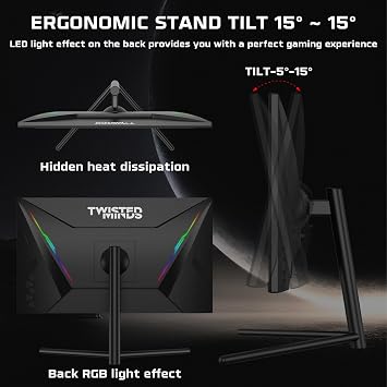 Twisted Minds 27 Tm27qhd165ips Qhd 2k 165hz 0,5ms Hdmi Dp Hdr400 Fast Ips Rgb Gaming MonİtÖr
