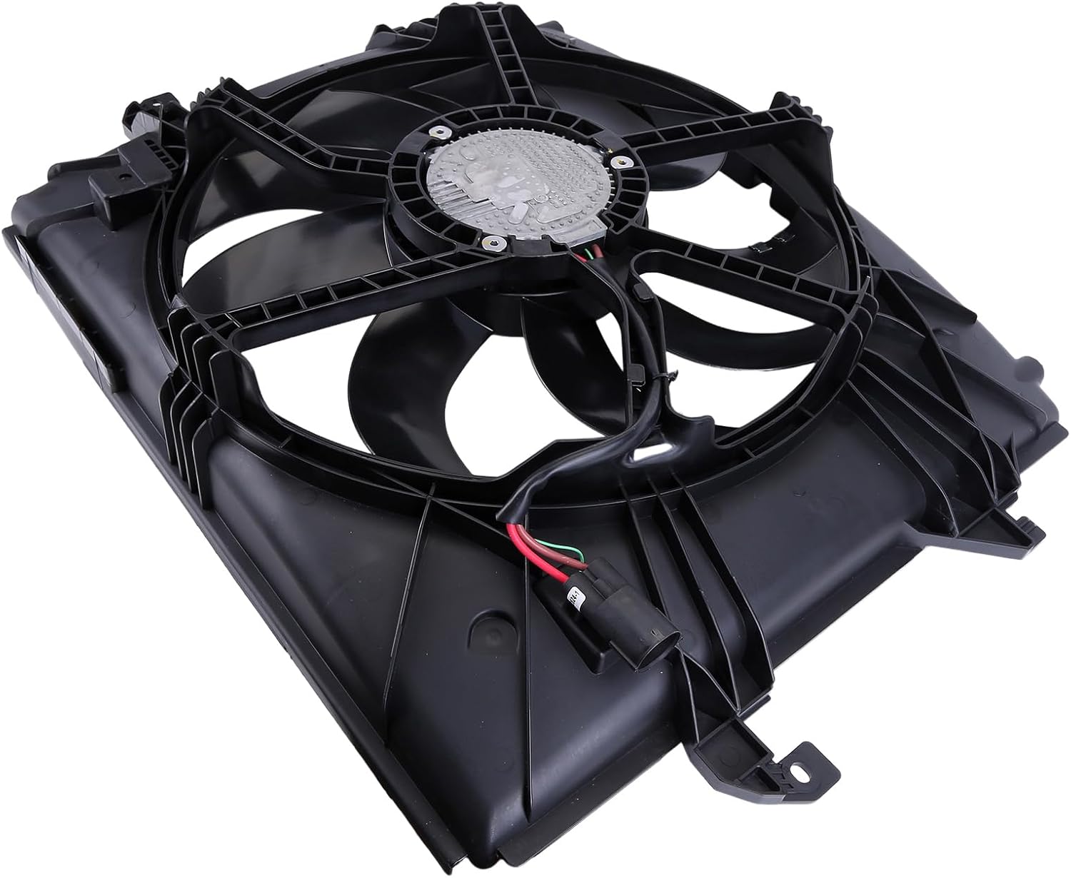 Engine Radiator Cooling Fan Assembly with Brushless Motor fitfor Dodge Ram 1500 2013-2018 V6 3.6L Pickup for Dodge Ram 1500 Classic 2019-2023 Cooling Fan Replaces 52014772AF CH3115194 1994783