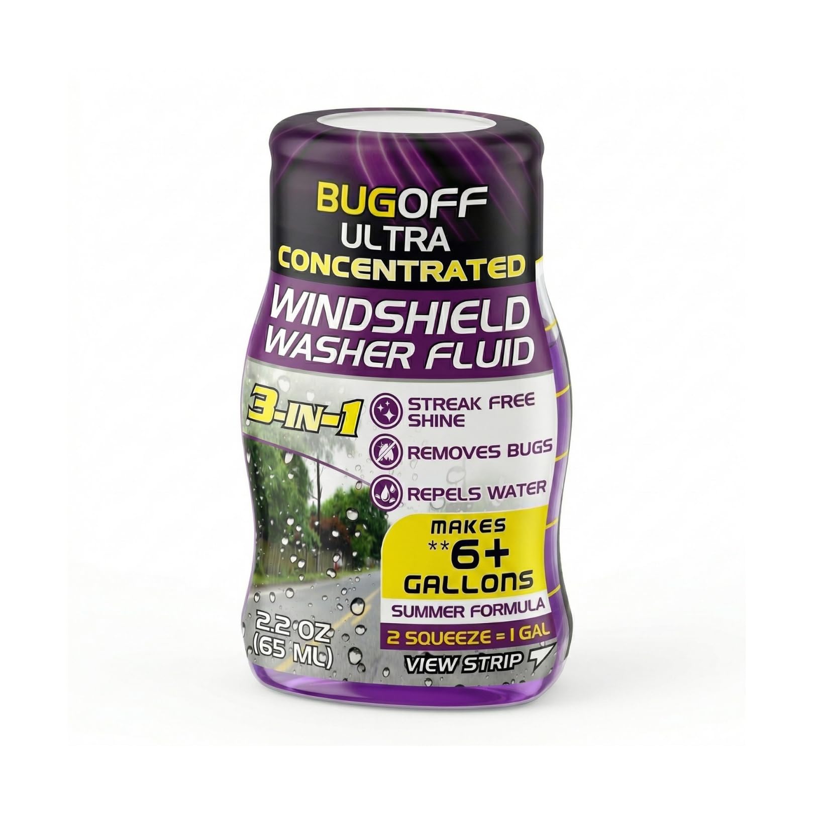 BUGOFF Líquido para limpiaparabrisas ultra concentrado