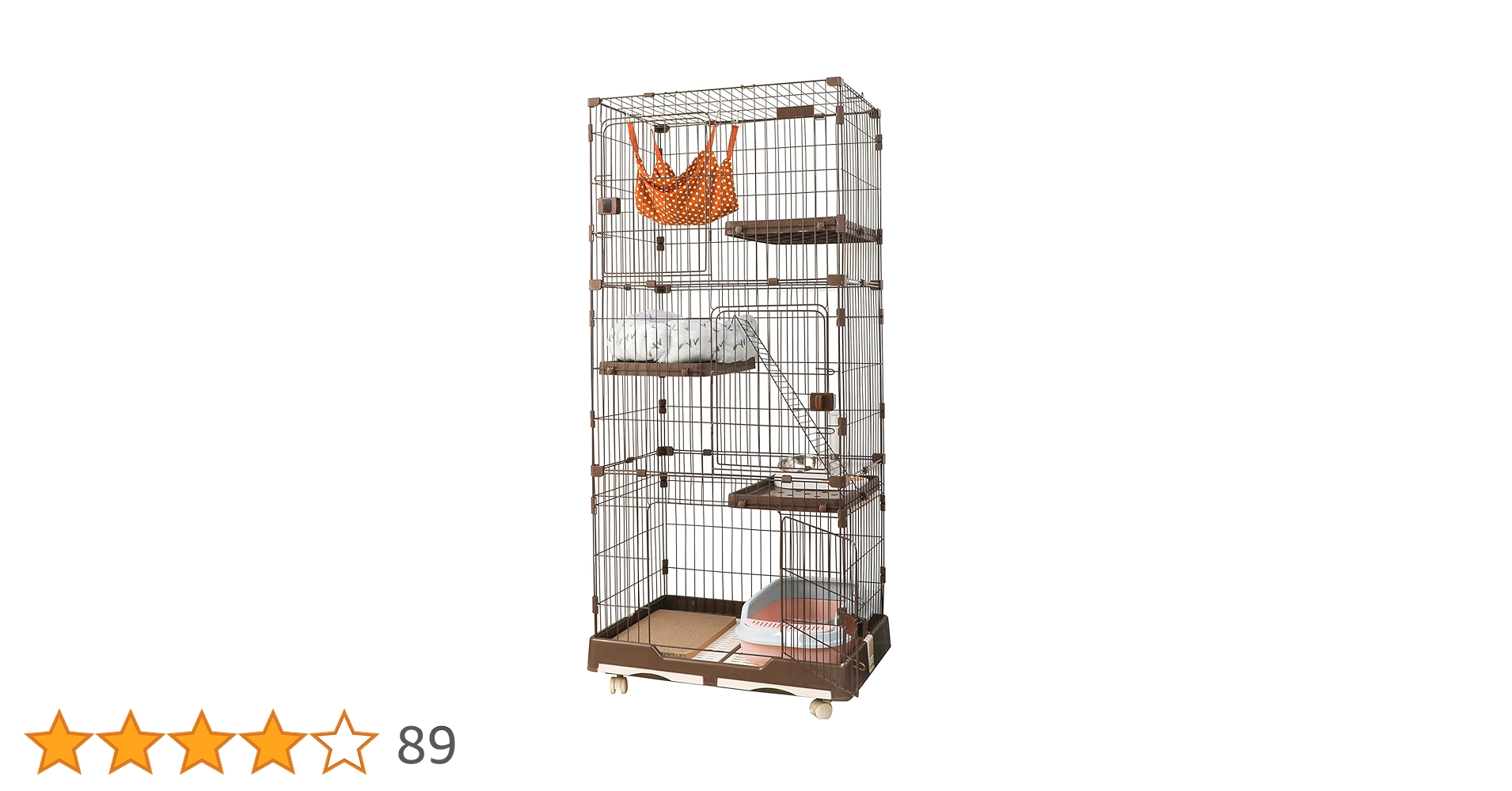 キャットケージ 3段 キャスター 付(三段（82*57*179CM）) Amazon.co.jp: Shinyever 猫 ケージ キャットケージ 猫ゲージ