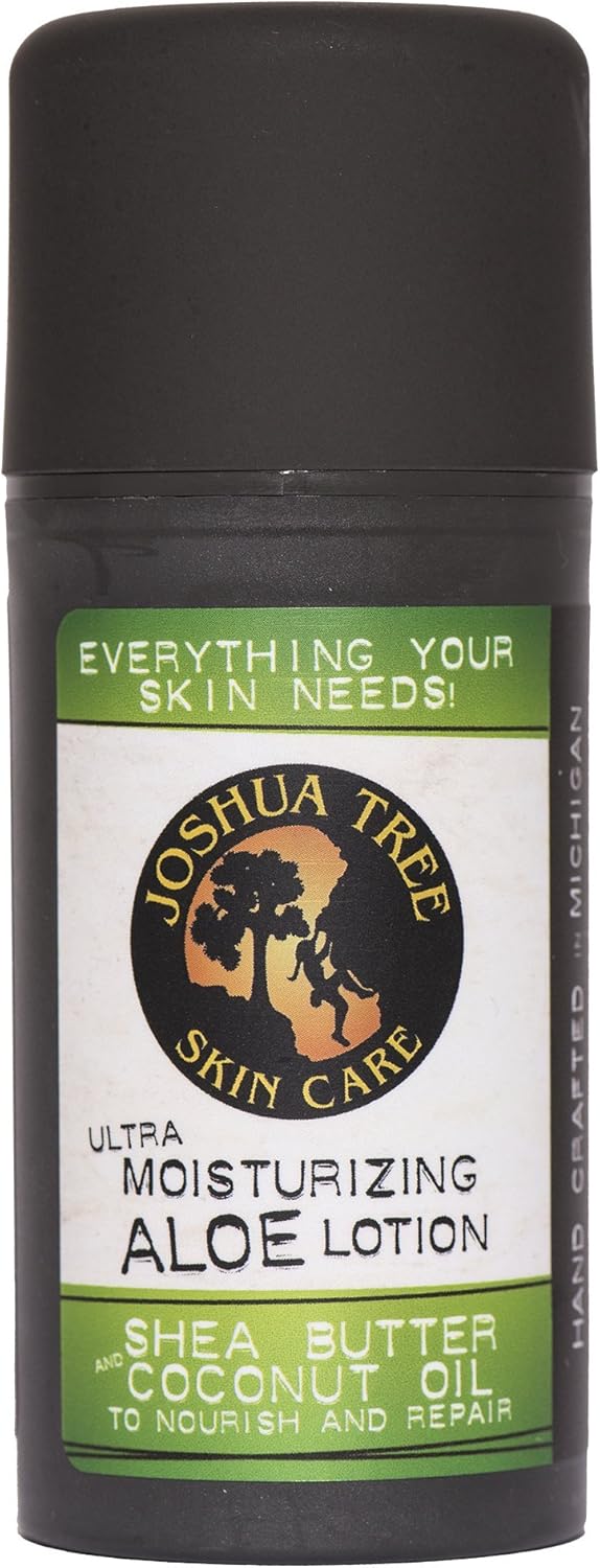 JOSHUA TREE Natural Ultra Moisturizing Lotion with Organic Aloe, Shea Butter, and Coconut Oil