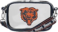 Vista 17 de FOCO NFL Womens NFL Team Logo Stripe Clear Crossbody Bag
