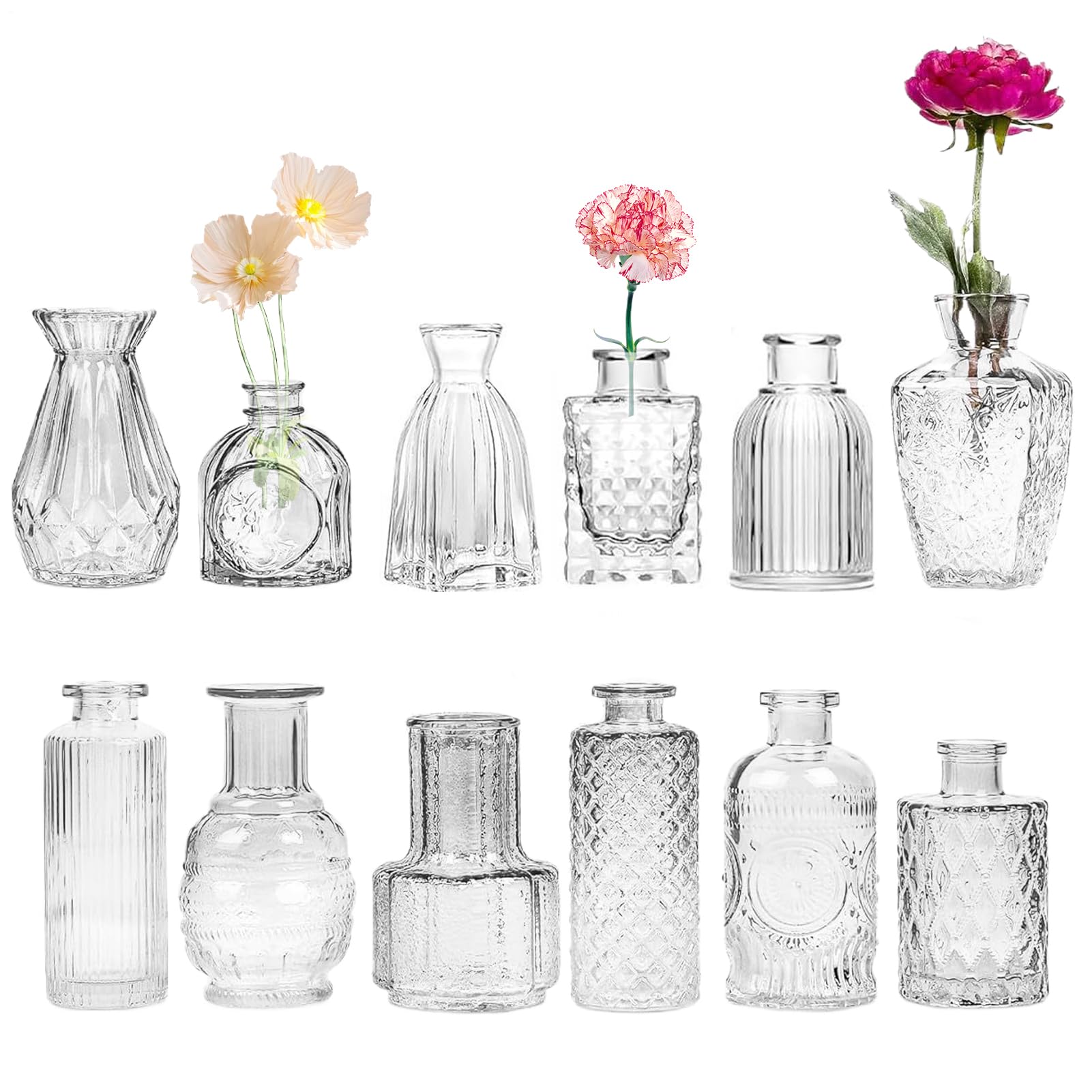 Vases pour centres de table et décorations de table pour appartement et ferme