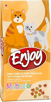 Enjoy Kuru Kedi Maması, Tavuklu, Yetişkin, 15 Kg