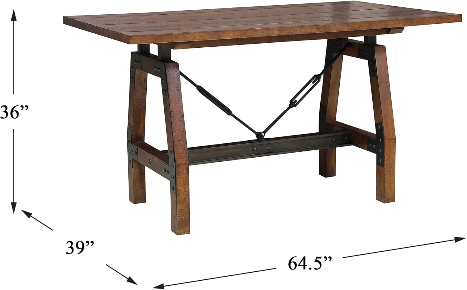Homelegance Beechnut Counter Height Table, Brown