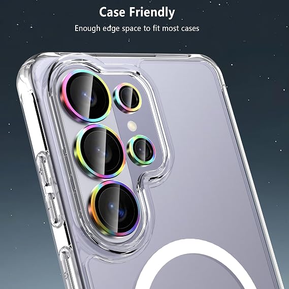 Anoowkoa 3 Pack for Samsung Galaxy S26 Ultra Screen Protector & 2 Pack S26 Ultra Camera Lens Protector Tempered Glass.9H Hardness.Bubble-free.Support Fingerprint Unlock.Easy Installation