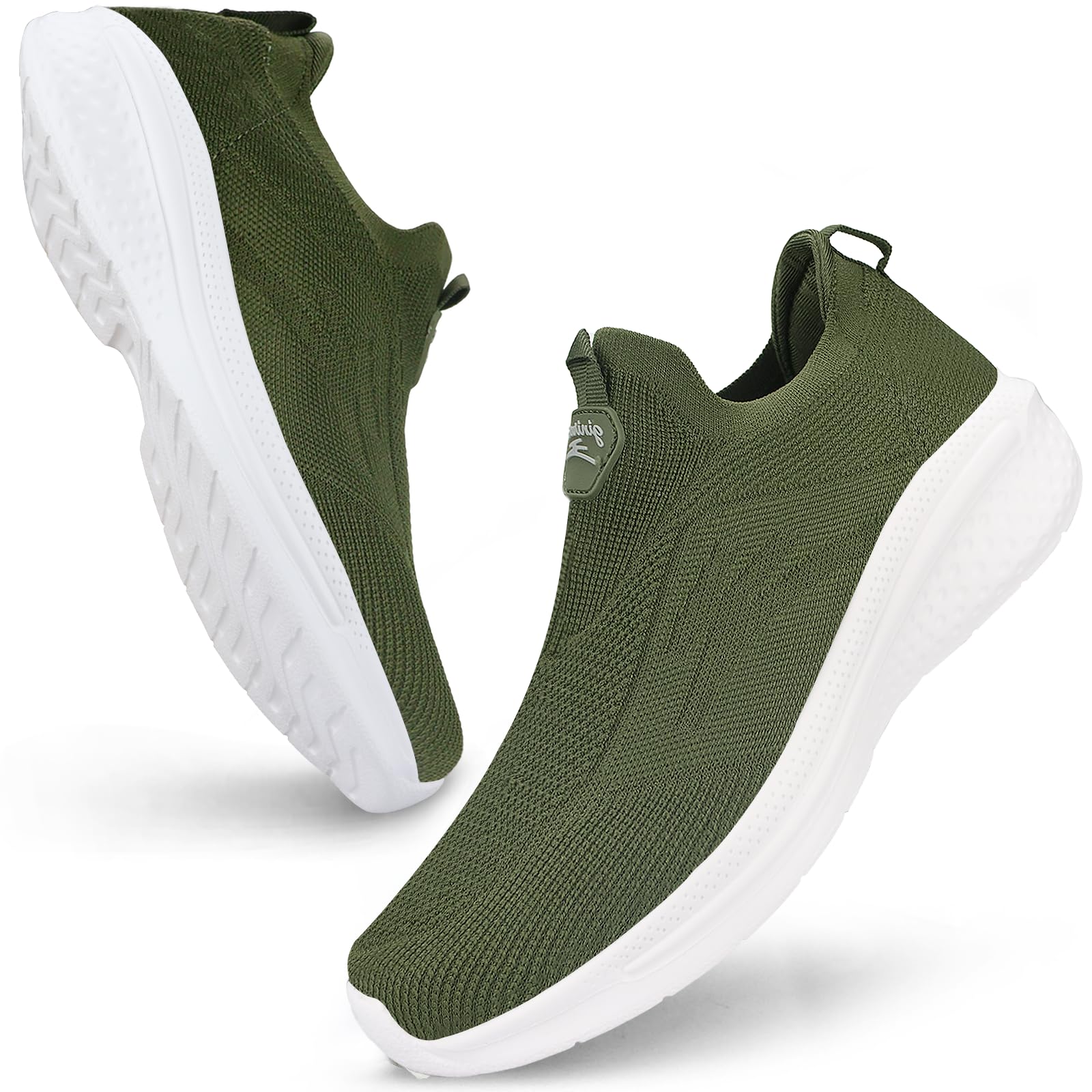 Giniros Scarpe Uomo Slip on Infilare Senza Lacci Comode Leggere Traspiranti | Sneaker Scarpe da Running Scivolare per Ginnastica Corsa Camminare Outdoor Jogging e Sportive