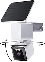 WYZE Solar Cam Pan 2K 360° Wireless Outdoor Security Camera, Solar Powered Pan-Tilt, AI Tracking, Color Night Vision