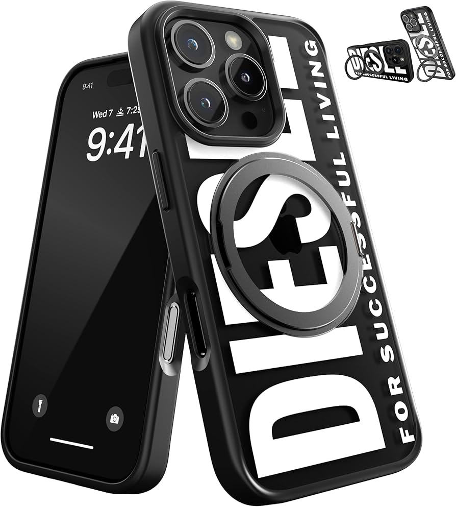 DIESEL GRAPHIC SNAP CASE iPhone 16用 DIESEL iPhone 16 Pro GRAPHIC SNAP CASE