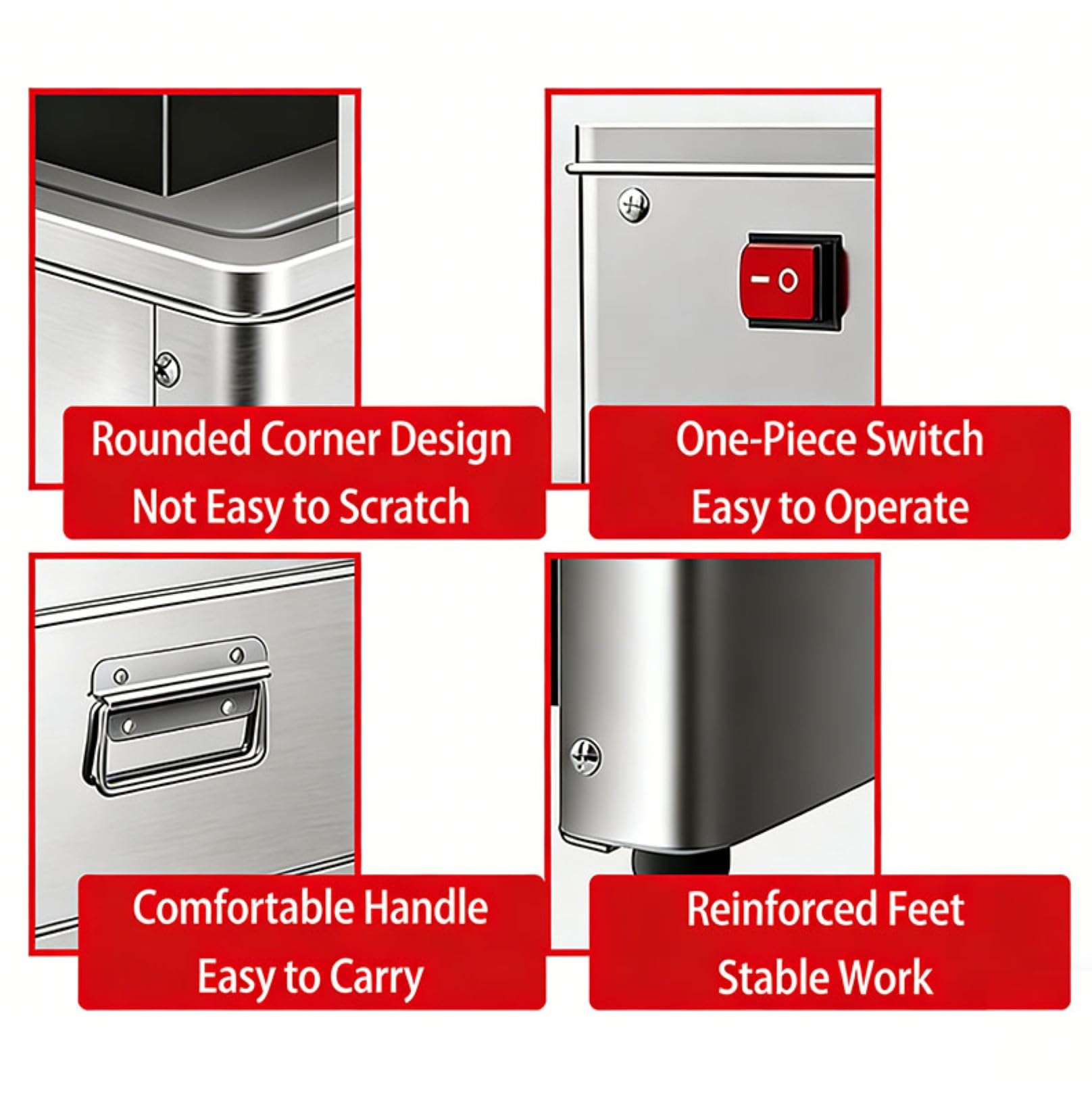 Máquina cortadora de carne de acero inoxidable, máquina de salchichas de 7 mm de grosor y kit de kibbe para uso doméstico, equipo eficiente de procesamiento de carne