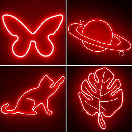 Miniatura 7 de segrass Luces LED de neón de 16.4 pies, IP65, impermeables, flexibles, de neón, para decoración de interiores y exteriores, incluye adaptador de