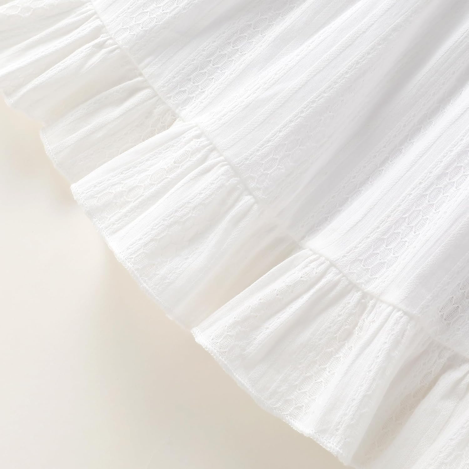 YOUNGER TREE Toddler Dress Baby Girls Cotton Ruffle Sleeveless Summer Dresses Kids Boho Beach Casual Sundress - Image 5