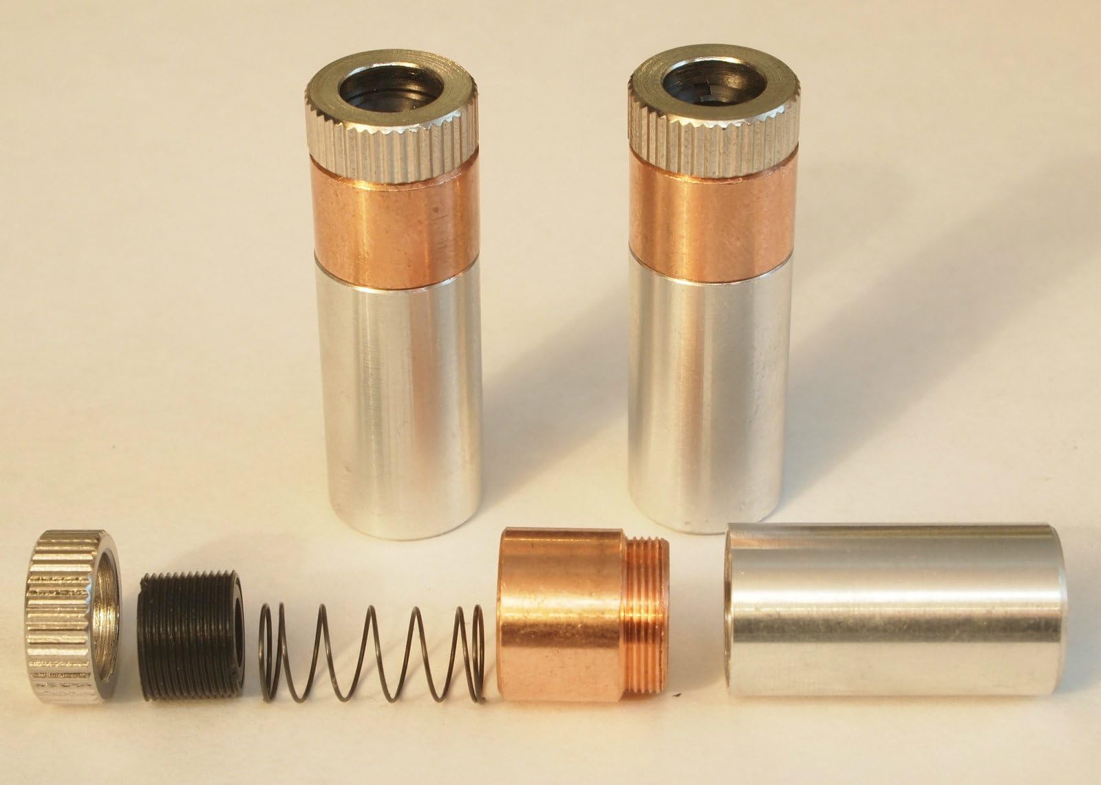 3 pack 12 x 30mm Copper 5.6mm Laser Diode Mount Blank Module
