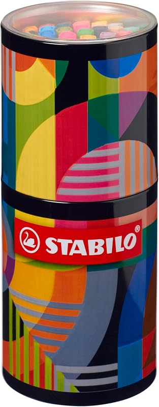 STABILO Pen 68 ARTY 45 darabos fém doboz filctoll készlet