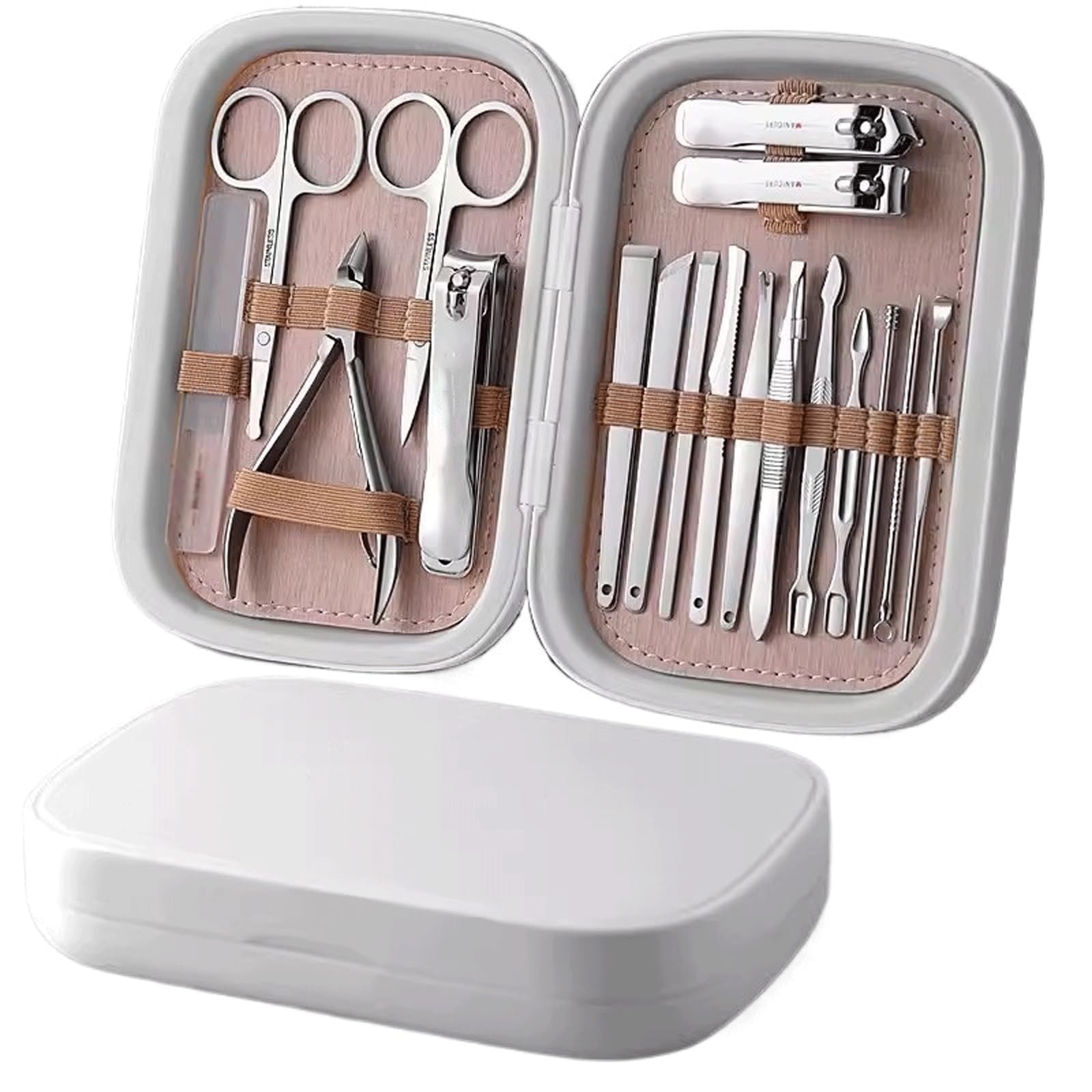 Nagelpflege-Set, Nagelknipser Herren Haushalt Pediküre Original Dekoration Fußhaut Schere Werkzeug Zange, Körperpflege-Set | White