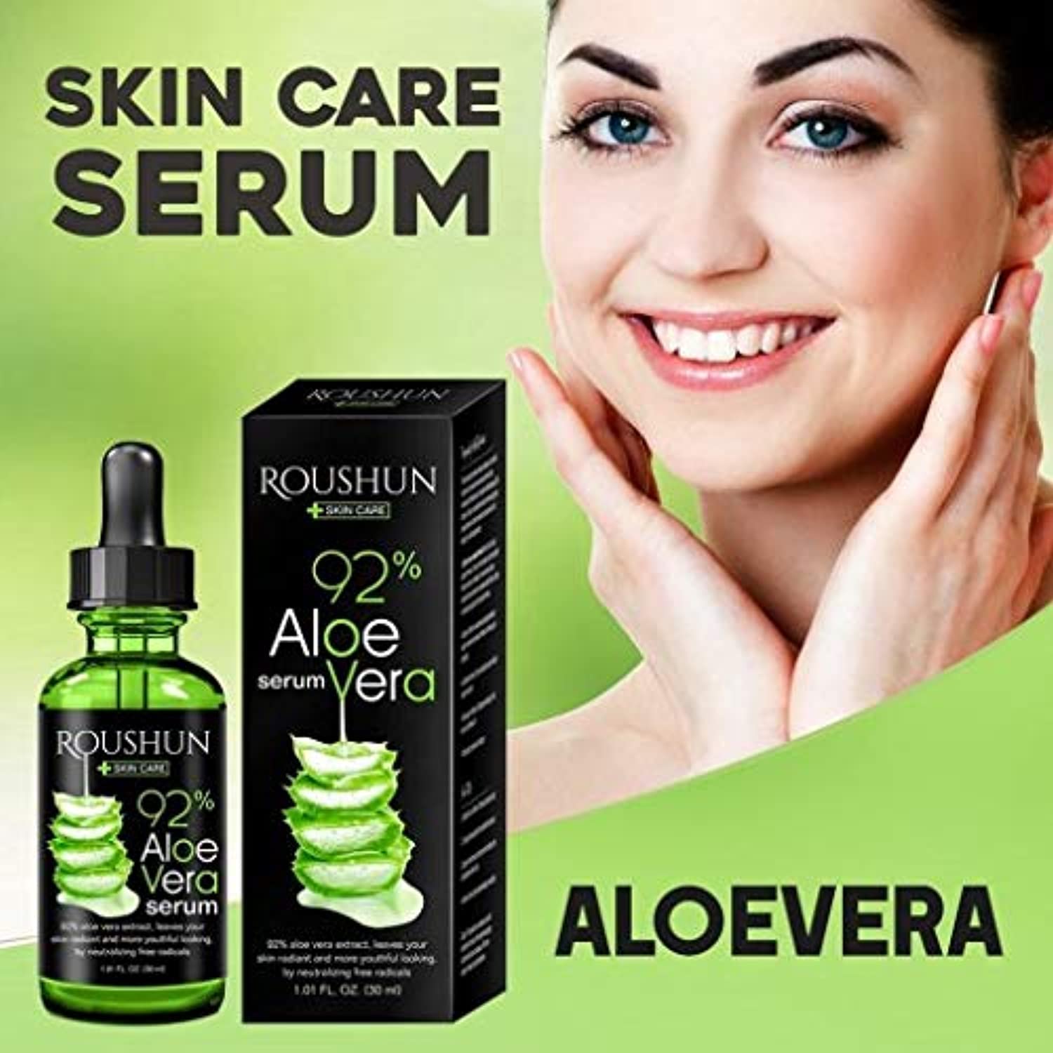 ROUSHUN 92% Aloe vera serum 30ml