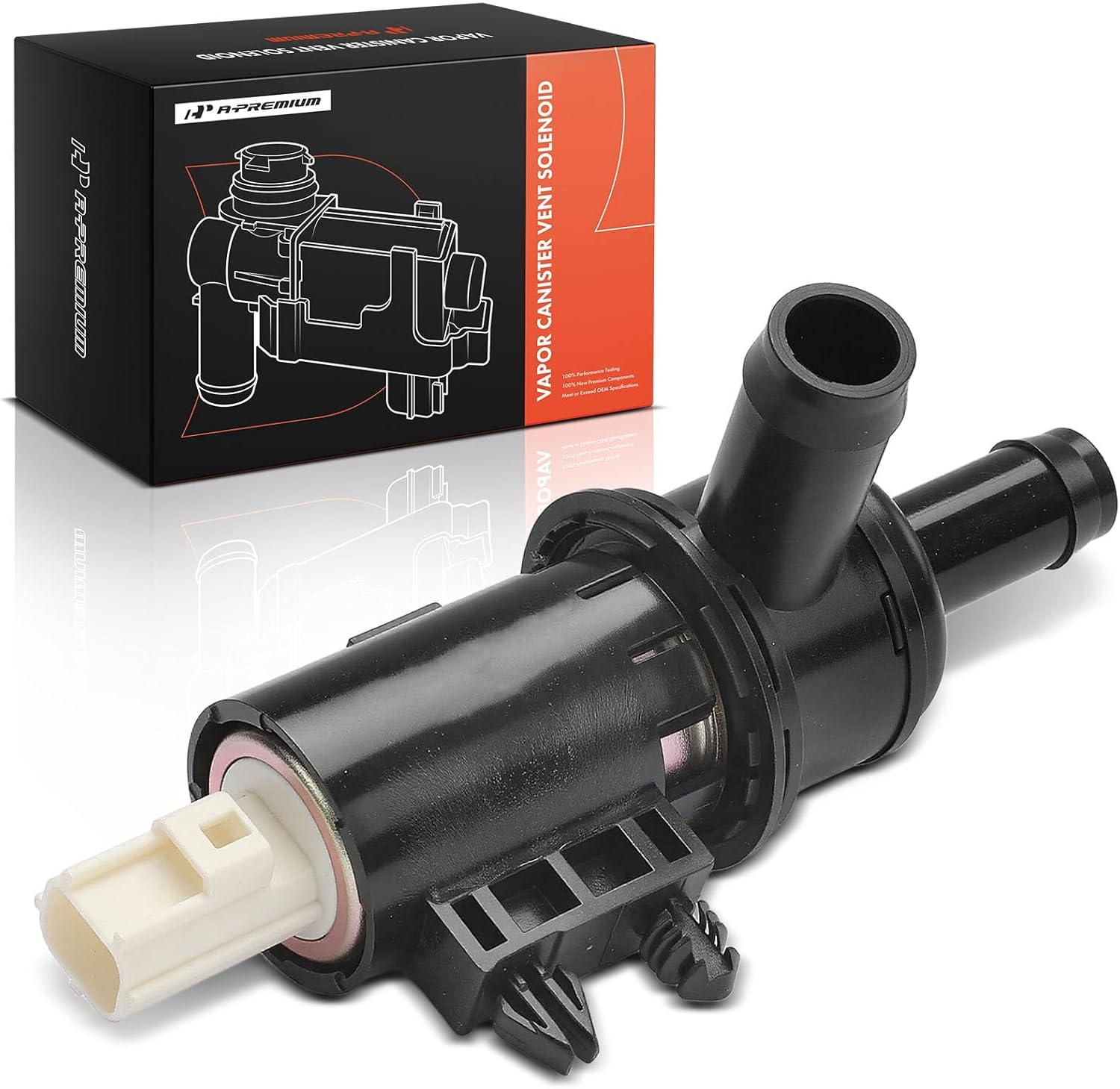 A-Premium Vapor Canister Vent Solenoid Valve Compatible with Ford F-250/F-350 Super Duty 2006-2007, Crown Victoria 2007-2011 & Lincoln Town Car 2006-2011 & Mercury Grand Marquis 2007-2011