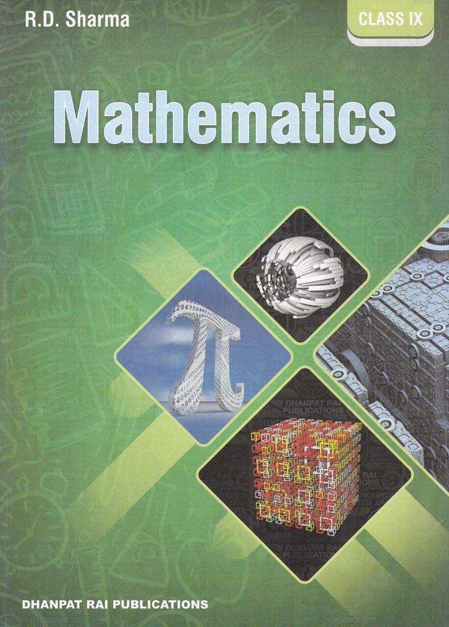 Dhanpat Rai Publication Mathematics for Class 9 by R D Sharma (2019-20 Session) (Old Edition)