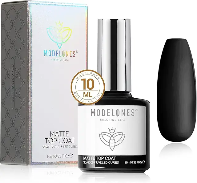 Matte Top Coat 10ml - Gel Nail Polish for Long-Lasting Manicure