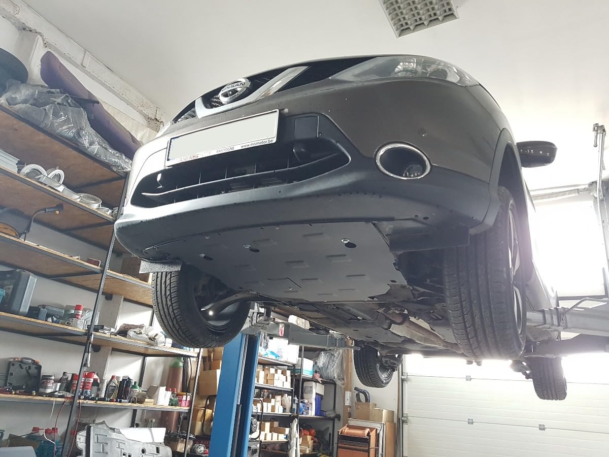 Protezione motore in metallo compatibile con Nissan Qashqai J11 - (2013-2021)