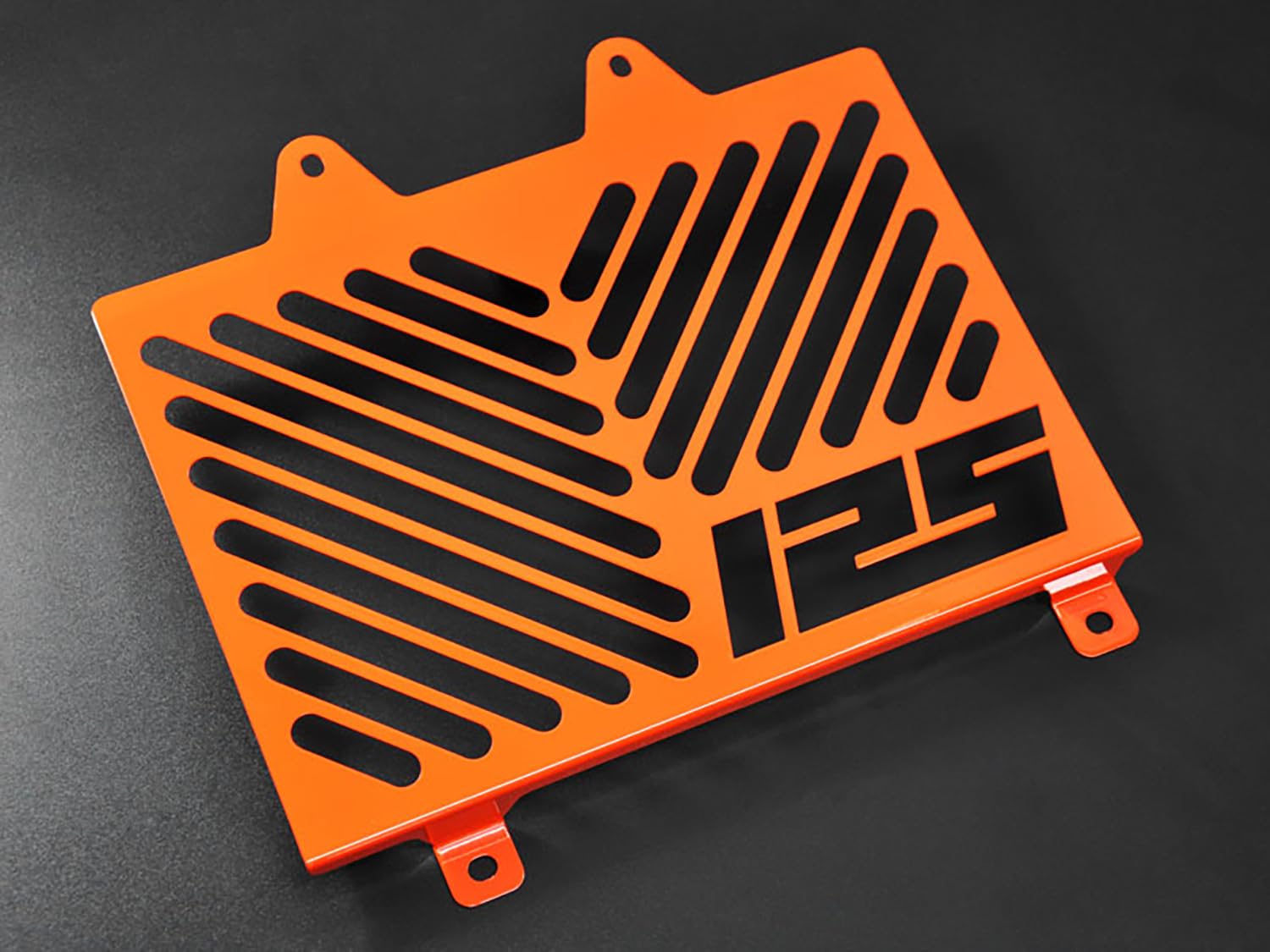 IBEX 10001724 Kühlerabdeckung Wasserkühler Kühlergrill Kühlerschutz Kühlergitter Kühlerschutzgitter Kühlerverkleidung orange Design Logo