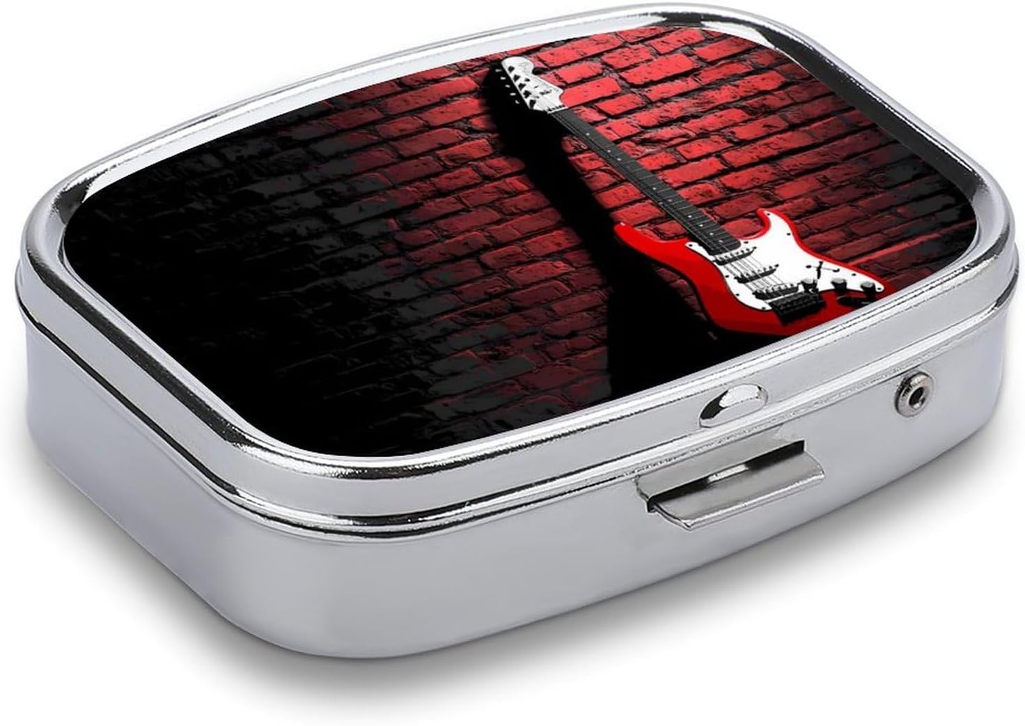 Guitar Printed Music Travel Pill Box Portable Pill Case Holder image 3