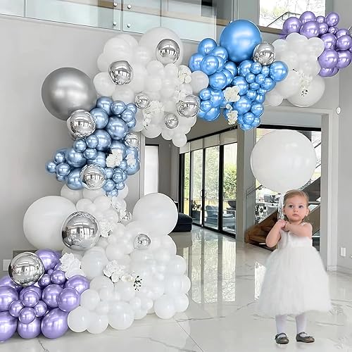 Vista 152 de Juego de 84 globos rosa claro, guirnalda de arco de 5 pulgadas + 12 pulgadas + 18 pulgadas, globos de color rosa pastel, globos de feliz cumpleaños