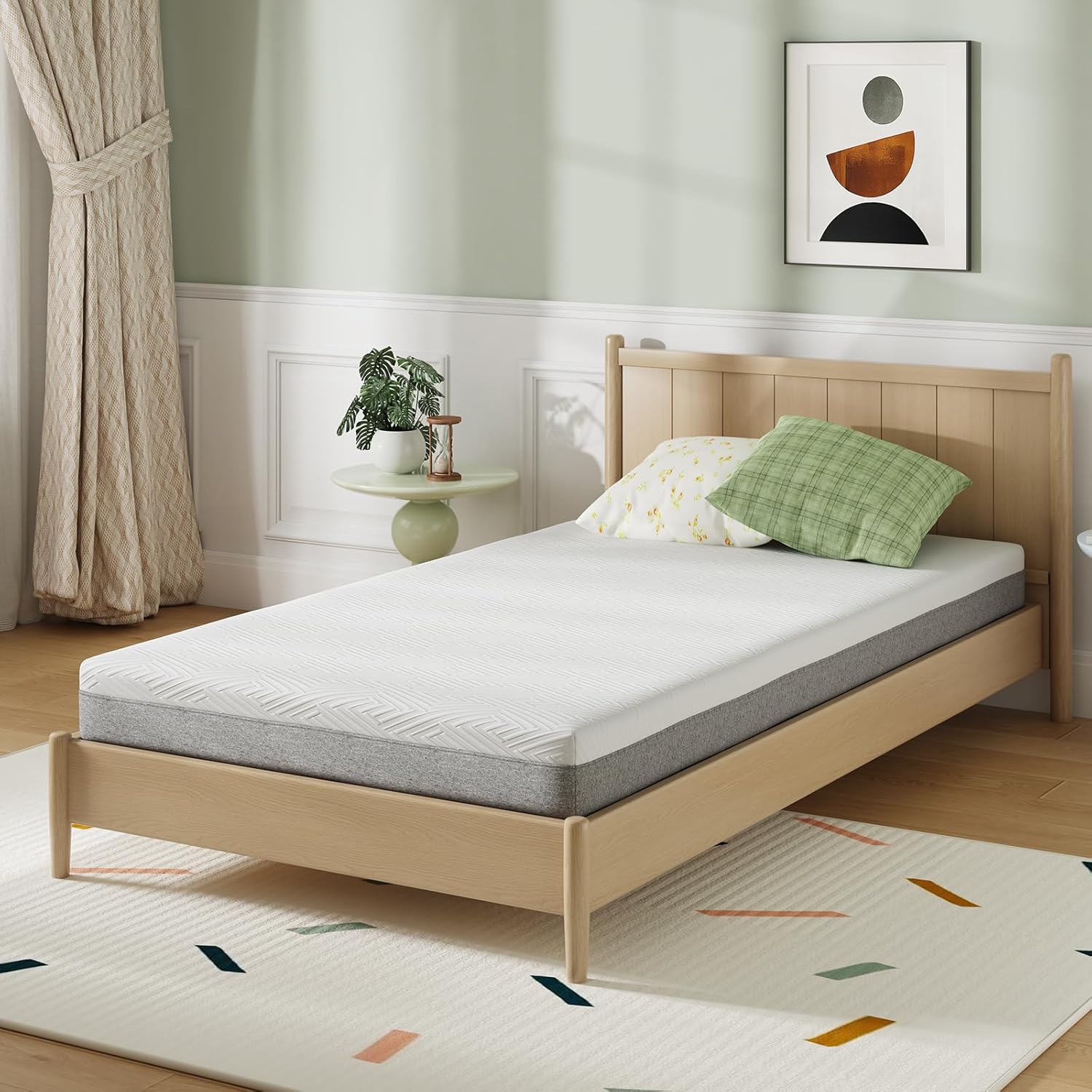 Novilla 8 Inch Twin XL Mattress, Gel Twin XL Memory Foam Mattress in a Box for Pressure Relief & Body Support & Cooling Sensation, CertiPUR-US Certified Safe Foams - Image 2