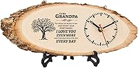 Vista 14 de BeauGift Regalos para hermano, reloj de madera de regalo para hermanos de hermanas, hombres, amigos, regalo de cumpleaños de Navidad para hermanos