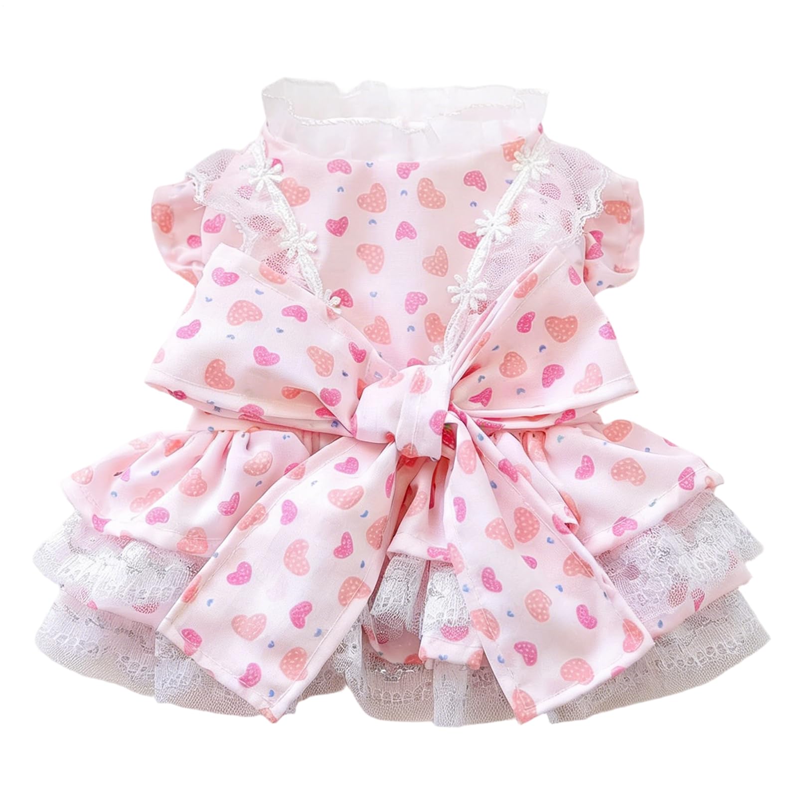 Robe pour chiot rose et respirante pour petite chienne