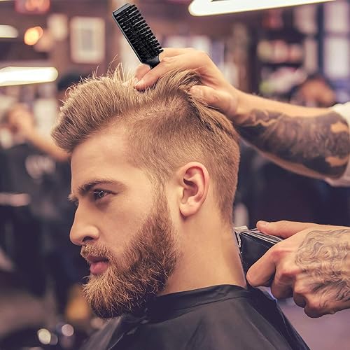 Miniatura 5 de Patelai Cepillo de limpieza de cuchilla de peluquero para limpieza de cortaúñas, limpiador de uñas, cepillo de peinado para desvanecimientos,