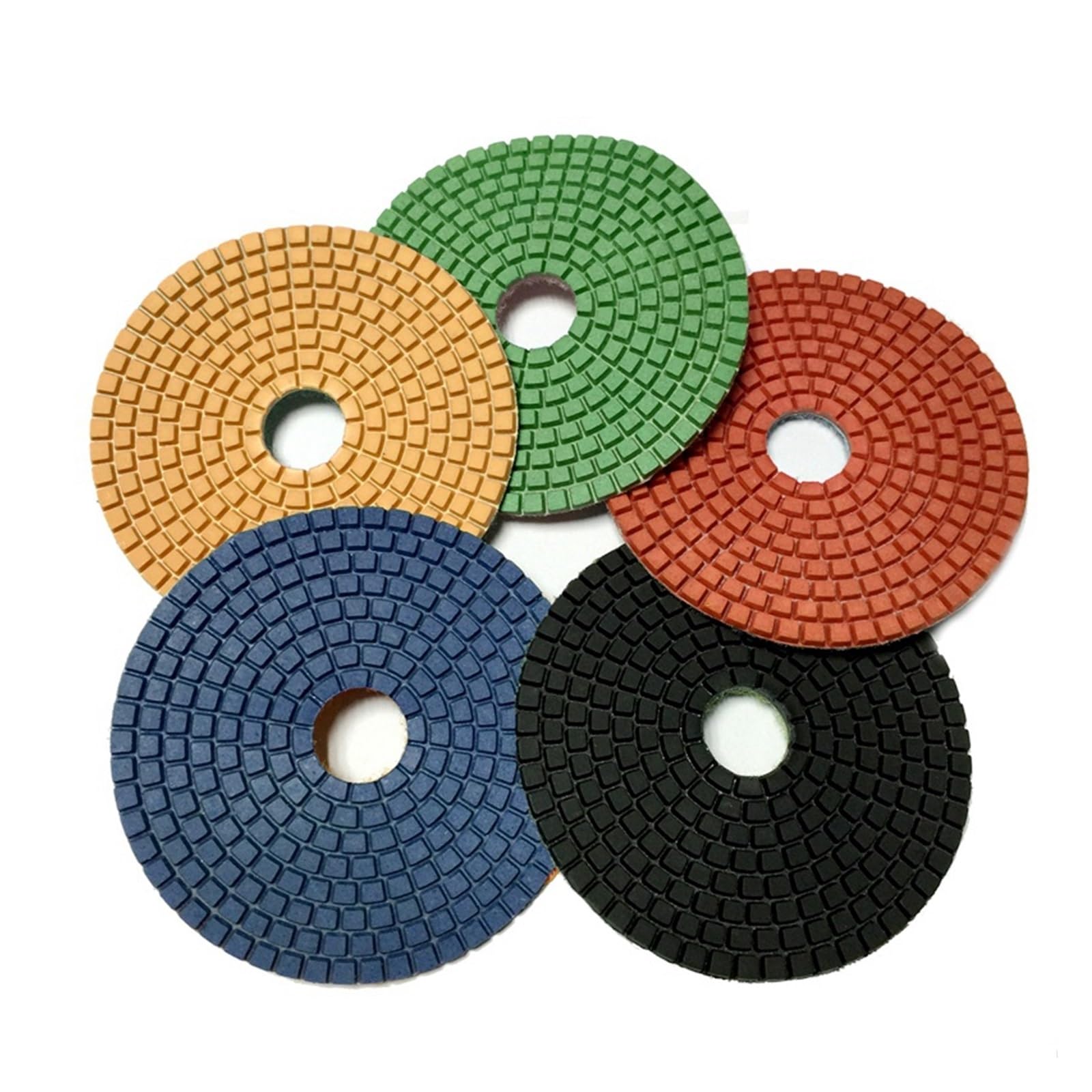 Diamant-Polierpads, Diamant-Polierpad, 10 Stück/Lot, 12,7 Cm, Nasspolierpad, 125 Mm, Steinpads for Marmor, Granit, Betonboden