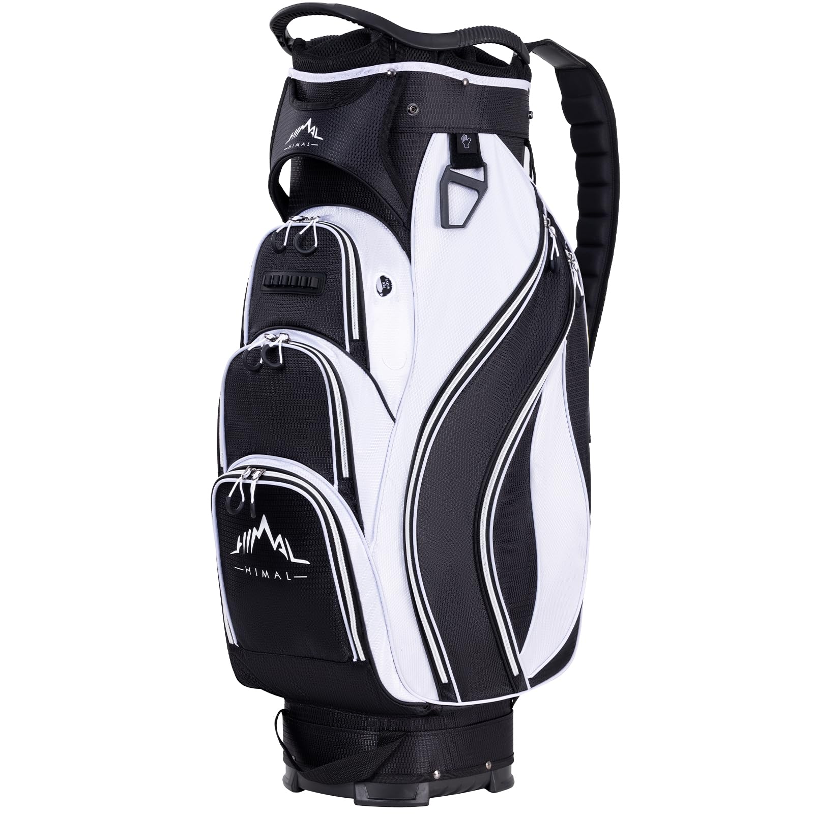 UNIHIMAL Golf Cart Bag with 14-Way Divider Top, Ample Storage Space, Men's Golf Bag with Handles and Umbrella Holder