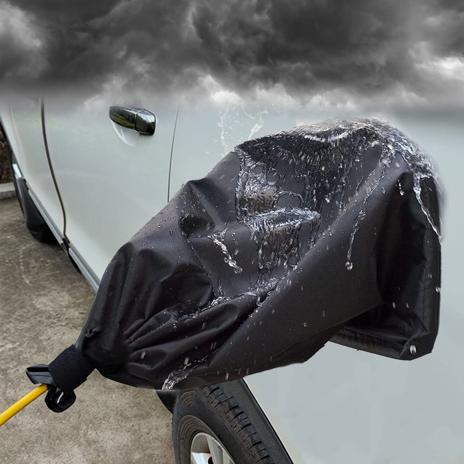 Amazon.co.jp: EV充電器ポートカバー 電気自動車 充電ポート