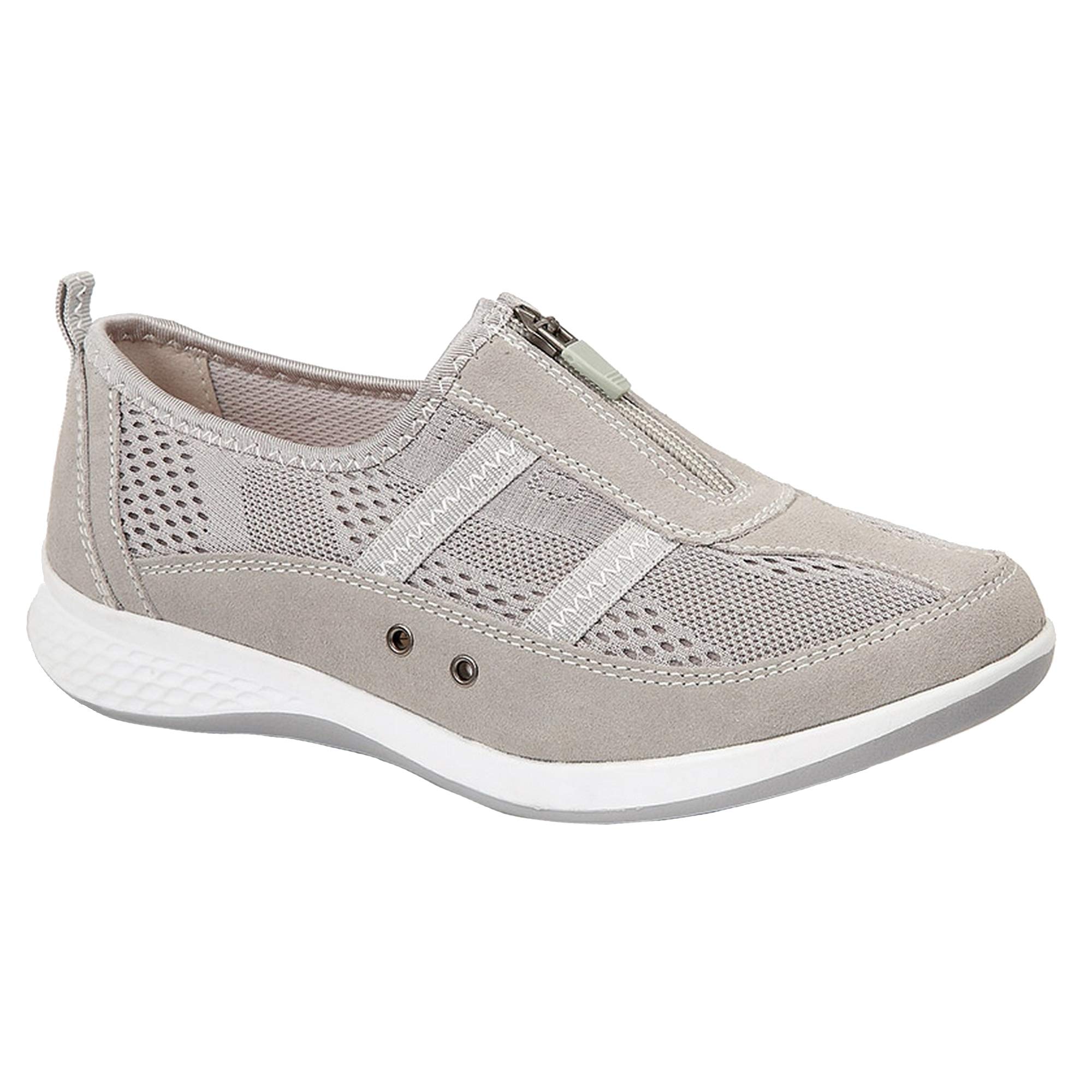 Womens Ladies Extra Wide Eee Fit Velcro Leather Casual Shoes