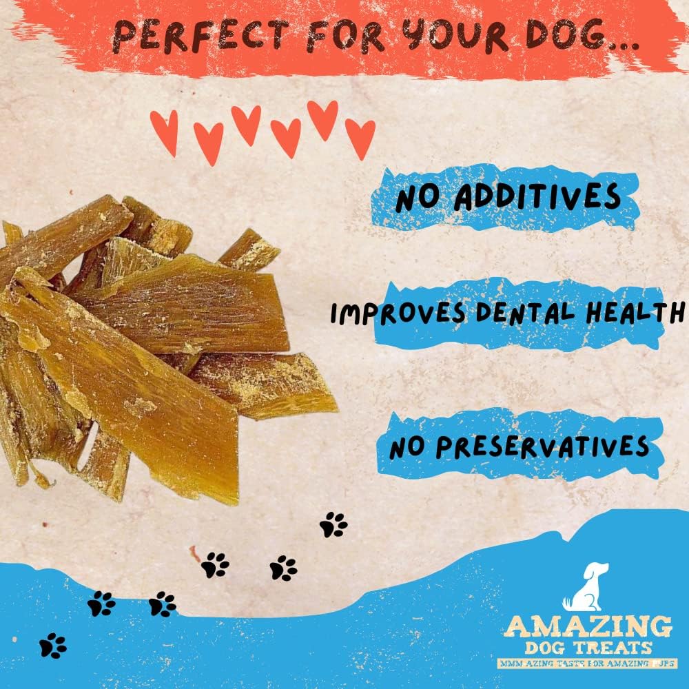 6 Inch Beef Tendon for Dogs (25 Pcs/Pack) - Backstrap Tendon Dog Chew - No Hide - 100% Meat Dog Treat - Long Lasting Dog Chew - Packaged in The USA - Supports Joint Health, Skin, & Coat in Dogs